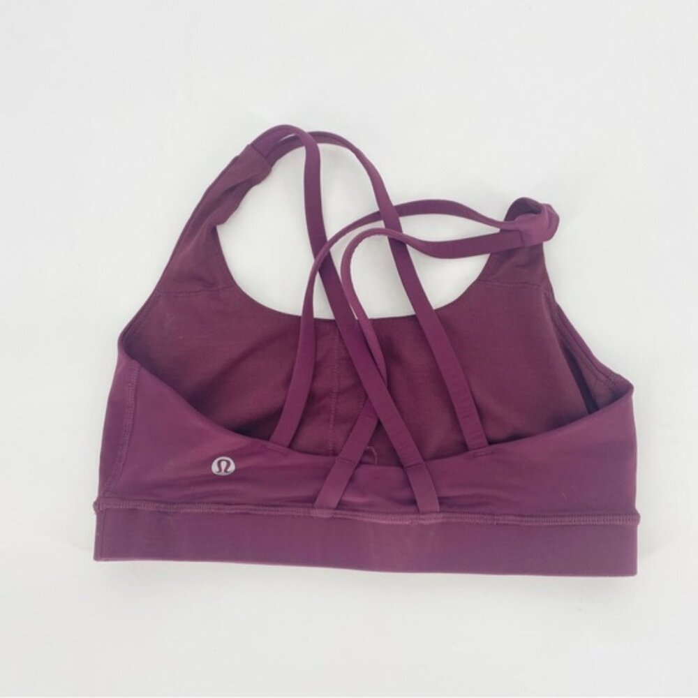 Lululemon purple Strappy bra size 6